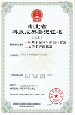 一种基于颗粒污泥强化絮凝工艺的水解酸化池